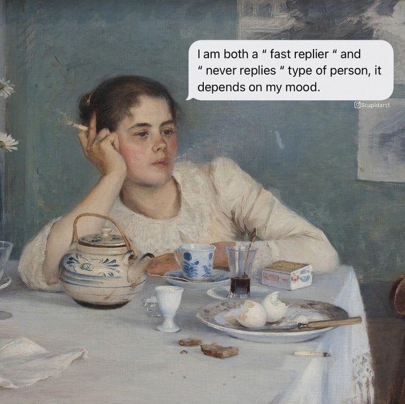 An Artists Added Funny and Heartfelt Captions Added to Paintings to ...