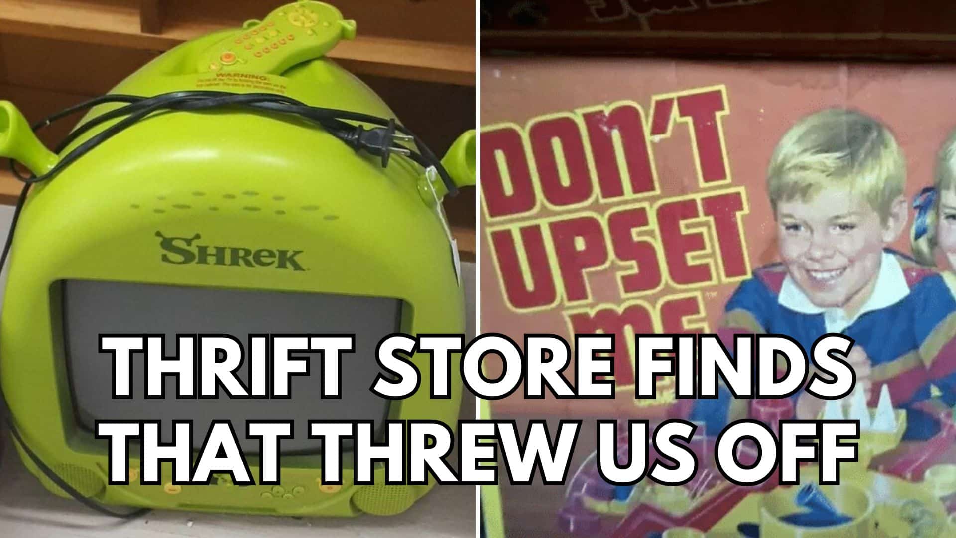 33 Random Thrift Store Finds That Give Thrifting a Bad Name
